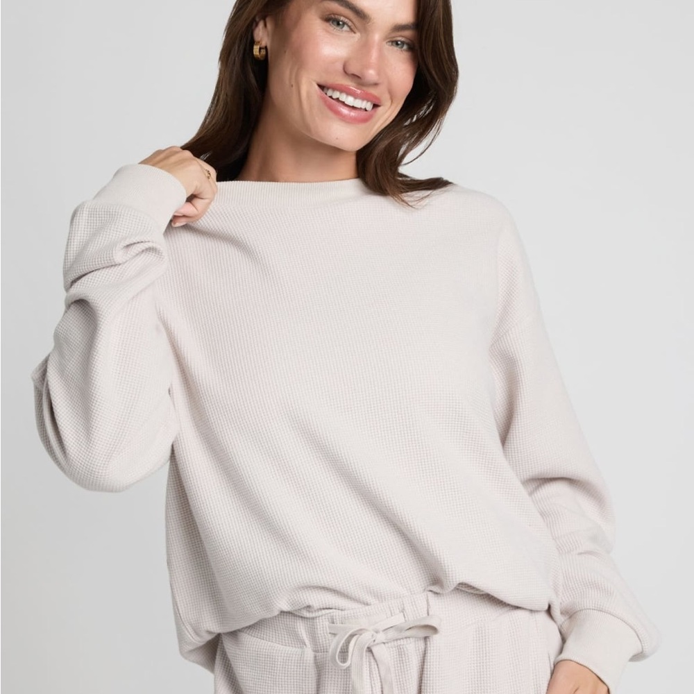 Comfort Waffle Lounge Long Sleeve Size Medium Unisex NWT